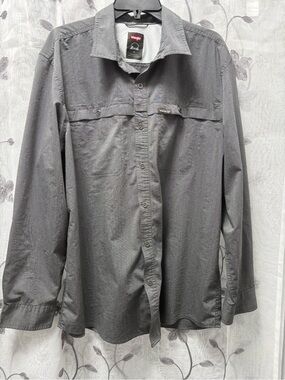 Wrangler Men's Gray Lightweight Shirt Jacket